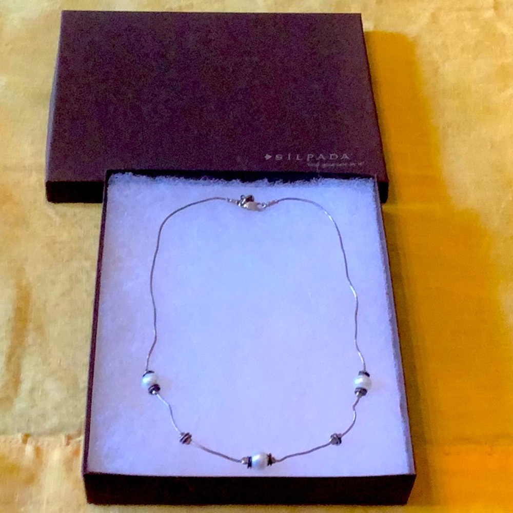 Silpada Light The Way Pearl Necklace
